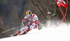 Marcel Hirscher of Austria skiing in the first run of the men giant slalom race of Audi FIS Alpine skiing World cup in Hinterstoder, Austria. Men giant slalom race of Audi FIS Alpine skiing World cup, was held on Hinterstoder, Austria, on Friday, 26th of February 2016.
