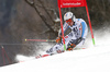 Stefan Luitz of Germany skiing in the first run of the men giant slalom race of Audi FIS Alpine skiing World cup in Hinterstoder, Austria. Men giant slalom race of Audi FIS Alpine skiing World cup, was held on Hinterstoder, Austria, on Friday, 26th of February 2016.
