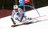 Stefan Luitz of Germany skiing in the first run of the men giant slalom race of Audi FIS Alpine skiing World cup in Hinterstoder, Austria. Men giant slalom race of Audi FIS Alpine skiing World cup, was held on Hinterstoder, Austria, on Friday, 26th of February 2016.
