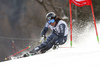 Marcus Sandell of Finland skiing in the first run of the men giant slalom race of Audi FIS Alpine skiing World cup in Hinterstoder, Austria. Men giant slalom race of Audi FIS Alpine skiing World cup, was held on Hinterstoder, Austria, on Friday, 26th of February 2016.
