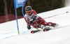 Leif Kristian Haugen of Norway skiing in the first run of the men giant slalom race of Audi FIS Alpine skiing World cup in Hinterstoder, Austria. Men giant slalom race of Audi FIS Alpine skiing World cup, was held on Hinterstoder, Austria, on Friday, 26th of February 2016.
