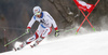 Carlo Janka of Switzerland skiing in the first run of the men giant slalom race of Audi FIS Alpine skiing World cup in Hinterstoder, Austria. Men giant slalom race of Audi FIS Alpine skiing World cup, was held on Hinterstoder, Austria, on Friday, 26th of February 2016.
