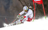 Gino Caviezel of Switzerland skiing in the first run of the men giant slalom race of Audi FIS Alpine skiing World cup in Hinterstoder, Austria. Men giant slalom race of Audi FIS Alpine skiing World cup, was held on Hinterstoder, Austria, on Friday, 26th of February 2016.
