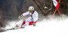 Gino Caviezel of Switzerland crashing in the first run of the men giant slalom race of Audi FIS Alpine skiing World cup in Hinterstoder, Austria. Men giant slalom race of Audi FIS Alpine skiing World cup, was held on Hinterstoder, Austria, on Friday, 26th of February 2016.
