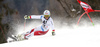 Gino Caviezel of Switzerland crashing in the first run of the men giant slalom race of Audi FIS Alpine skiing World cup in Hinterstoder, Austria. Men giant slalom race of Audi FIS Alpine skiing World cup, was held on Hinterstoder, Austria, on Friday, 26th of February 2016.
