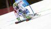 Justin Murisier of Switzerland skiing in the first run of the men giant slalom race of Audi FIS Alpine skiing World cup in Hinterstoder, Austria. Men giant slalom race of Audi FIS Alpine skiing World cup, was held on Hinterstoder, Austria, on Friday, 26th of February 2016.

