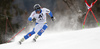 Andre Myhrer of Sweden skiing in the first run of the men giant slalom race of Audi FIS Alpine skiing World cup in Hinterstoder, Austria. Men giant slalom race of Audi FIS Alpine skiing World cup, was held on Hinterstoder, Austria, on Friday, 26th of February 2016.
