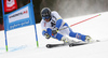 Andre Myhrer of Sweden skiing in the first run of the men giant slalom race of Audi FIS Alpine skiing World cup in Hinterstoder, Austria. Men giant slalom race of Audi FIS Alpine skiing World cup, was held on Hinterstoder, Austria, on Friday, 26th of February 2016.
