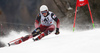 Filip Zubcic of Croatia skiing in the first run of the men giant slalom race of Audi FIS Alpine skiing World cup in Hinterstoder, Austria. Men giant slalom race of Audi FIS Alpine skiing World cup, was held on Hinterstoder, Austria, on Friday, 26th of February 2016.
