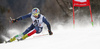 Manfred Moelgg of Italy skiing in the first run of the men giant slalom race of Audi FIS Alpine skiing World cup in Hinterstoder, Austria. Men giant slalom race of Audi FIS Alpine skiing World cup, was held on Hinterstoder, Austria, on Friday, 26th of February 2016.
