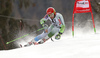 Zan Kranjec of Slovenia skiing in the first run of the men giant slalom race of Audi FIS Alpine skiing World cup in Hinterstoder, Austria. Men giant slalom race of Audi FIS Alpine skiing World cup, was held on Hinterstoder, Austria, on Friday, 26th of February 2016.
