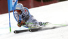 Dominik Schwaiger of Germany skiing in the first run of the men giant slalom race of Audi FIS Alpine skiing World cup in Hinterstoder, Austria. Men giant slalom race of Audi FIS Alpine skiing World cup, was held on Hinterstoder, Austria, on Friday, 26th of February 2016.
