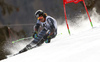 Samu Torsti of Finland skiing in the first run of the men giant slalom race of Audi FIS Alpine skiing World cup in Hinterstoder, Austria. Men giant slalom race of Audi FIS Alpine skiing World cup, was held on Hinterstoder, Austria, on Friday, 26th of February 2016.

