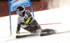 Eemeli Pirinen of Finland skiing in the first run of the men giant slalom race of Audi FIS Alpine skiing World cup in Hinterstoder, Austria. Men giant slalom race of Audi FIS Alpine skiing World cup, was held on Hinterstoder, Austria, on Friday, 26th of February 2016.
