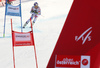 Winner Alexis Pinturault of France skiing in the second run of the men giant slalom race of Audi FIS Alpine skiing World cup in Hinterstoder, Austria. Men giant slalom race of Audi FIS Alpine skiing World cup, was held on Hinterstoder, Austria, on Friday, 26th of February 2016.

