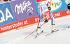 Winner Alexis Pinturault of France reacts in the finish of the second run of the men giant slalom race of Audi FIS Alpine skiing World cup in Hinterstoder, Austria. Men giant slalom race of Audi FIS Alpine skiing World cup, was held on Hinterstoder, Austria, on Friday, 26th of February 2016.
