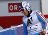 Fritz Dopfer of Germany reacts in the finish of the second run of the men giant slalom race of Audi FIS Alpine skiing World cup in Hinterstoder, Austria. Men giant slalom race of Audi FIS Alpine skiing World cup, was held on Hinterstoder, Austria, on Friday, 26th of February 2016.
