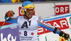 Sixth placed Felix Neureuther of Germany reacts in the finish of the second run of the men giant slalom race of Audi FIS Alpine skiing World cup in Hinterstoder, Austria. Men giant slalom race of Audi FIS Alpine skiing World cup, was held on Hinterstoder, Austria, on Friday, 26th of February 2016.
