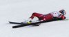 Fourth placed Henrik Kristoffersen of Norway reacts in the finish of the second run of the men giant slalom race of Audi FIS Alpine skiing World cup in Hinterstoder, Austria. Men giant slalom race of Audi FIS Alpine skiing World cup, was held on Hinterstoder, Austria, on Friday, 26th of February 2016.
