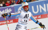 Fifth placed Stefan Luitz of Germany reacts in the finish of the second run of the men giant slalom race of Audi FIS Alpine skiing World cup in Hinterstoder, Austria. Men giant slalom race of Audi FIS Alpine skiing World cup, was held on Hinterstoder, Austria, on Friday, 26th of February 2016.
