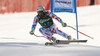 Sixth placed Adrien Theaux of France skiing in the men super-g race of Audi FIS Alpine skiing World cup in Hinterstoder, Austria. Men super-g race of Audi FIS Alpine skiing World cup, was held on Hinterstoder, Austria, on Saturday, 27th of February 2016.
