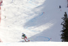 Fifth placed Carlo Janka of Switzerland skiing in the men super-g race of Audi FIS Alpine skiing World cup in Hinterstoder, Austria. Men super-g race of Audi FIS Alpine skiing World cup, was held on Hinterstoder, Austria, on Saturday, 27th of February 2016.
