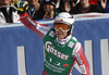 Winner Aleksander Aamodt Kilde of Norway reacts in the finish of the men super-g race of Audi FIS Alpine skiing World cup in Hinterstoder, Austria. Men super-g race of Audi FIS Alpine skiing World cup, was held on Hinterstoder, Austria, on Saturday, 27th of February 2016.
