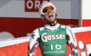 Fourth placed Vincent Kriechmayr of Austria reacts in the finish of the men super-g race of Audi FIS Alpine skiing World cup in Hinterstoder, Austria. Men super-g race of Audi FIS Alpine skiing World cup, was held on Hinterstoder, Austria, on Saturday, 27th of February 2016.
