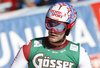 Thomas Tumler of Switzerland reacts in the finish of the men super-g race of Audi FIS Alpine skiing World cup in Hinterstoder, Austria. Men super-g race of Audi FIS Alpine skiing World cup, was held on Hinterstoder, Austria, on Saturday, 27th of February 2016.
