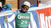 Beat Feuz of Switzerland reacts in the finish of the men super-g race of Audi FIS Alpine skiing World cup in Hinterstoder, Austria. Men super-g race of Audi FIS Alpine skiing World cup, was held on Hinterstoder, Austria, on Saturday, 27th of February 2016.
