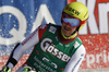 Gino Caviezel of Switzerland reacts in the finish of the men super-g race of Audi FIS Alpine skiing World cup in Hinterstoder, Austria. Men super-g race of Audi FIS Alpine skiing World cup, was held on Hinterstoder, Austria, on Saturday, 27th of February 2016.
