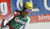 Gino Caviezel of Switzerland reacts in the finish of the men super-g race of Audi FIS Alpine skiing World cup in Hinterstoder, Austria. Men super-g race of Audi FIS Alpine skiing World cup, was held on Hinterstoder, Austria, on Saturday, 27th of February 2016.
