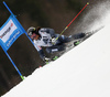 Marcus Sandell of Finland skiing in the first run of the men giant slalom race of Audi FIS Alpine skiing World cup in Hinterstoder, Austria. Men giant slalom race of Audi FIS Alpine skiing World cup, was held in Hinterstoder, Austria, on Sunday, 28th of February 2016.
