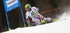 Philipp Schoerghofer of Austria skiing in the first run of the men giant slalom race of Audi FIS Alpine skiing World cup in Hinterstoder, Austria. Men giant slalom race of Audi FIS Alpine skiing World cup, was held in Hinterstoder, Austria, on Sunday, 28th of February 2016.
