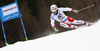 Carlo Janka of Switzerland skiing in the first run of the men giant slalom race of Audi FIS Alpine skiing World cup in Hinterstoder, Austria. Men giant slalom race of Audi FIS Alpine skiing World cup, was held in Hinterstoder, Austria, on Sunday, 28th of February 2016.
