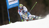 Justin Murisier of Switzerland skiing in the first run of the men giant slalom race of Audi FIS Alpine skiing World cup in Hinterstoder, Austria. Men giant slalom race of Audi FIS Alpine skiing World cup, was held in Hinterstoder, Austria, on Sunday, 28th of February 2016.
