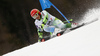 Zan Kranjec of Slovenia skiing in the first run of the men giant slalom race of Audi FIS Alpine skiing World cup in Hinterstoder, Austria. Men giant slalom race of Audi FIS Alpine skiing World cup, was held in Hinterstoder, Austria, on Sunday, 28th of February 2016.
