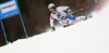 Loic Meillard of Switzerland skiing in the first run of the men giant slalom race of Audi FIS Alpine skiing World cup in Hinterstoder, Austria. Men giant slalom race of Audi FIS Alpine skiing World cup, was held in Hinterstoder, Austria, on Sunday, 28th of February 2016.
