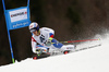 Loic Meillard of Switzerland skiing in the men giant slalom race of Audi FIS Alpine skiing World cup in Hinterstoder, Austria. Men giant slalom race of Audi FIS Alpine skiing World cup, was held in Hinterstoder, Austria, on Sunday, 28th of February 2016.
