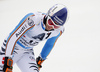 Fritz Dopfer of Germany reacts in finish of the second run of the men giant slalom race of Audi FIS Alpine skiing World cup in Hinterstoder, Austria. Men giant slalom race of Audi FIS Alpine skiing World cup, was held in Hinterstoder, Austria, on Sunday, 28th of February 2016.
