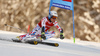 Victor Muffat-Jeandet of France skiing in the first run of the men giant slalom race of Audi FIS Alpine skiing World cup in Kranjska Gora, Slovenia. Men giant slalom race of Audi FIS Alpine skiing World cup, was held in Kranjska Gora, Slovenia, on Friday, 4th of March 2016.
