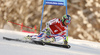 Mathieu Faivre of France skiing in the first run of the men giant slalom race of Audi FIS Alpine skiing World cup in Kranjska Gora, Slovenia. Men giant slalom race of Audi FIS Alpine skiing World cup, was held in Kranjska Gora, Slovenia, on Friday, 4th of March 2016.
