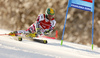 Philipp Schoerghofer of Austria skiing in the first run of the men giant slalom race of Audi FIS Alpine skiing World cup in Kranjska Gora, Slovenia. Men giant slalom race of Audi FIS Alpine skiing World cup, was held in Kranjska Gora, Slovenia, on Friday, 4th of March 2016.
