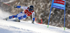Andre Myhrer of Sweden skiing in the first run of the men giant slalom race of Audi FIS Alpine skiing World cup in Kranjska Gora, Slovenia. Men giant slalom race of Audi FIS Alpine skiing World cup, was held in Kranjska Gora, Slovenia, on Friday, 4th of March 2016.

