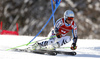 Dominik Schwaiger of Germany skiing in the first run of the men giant slalom race of Audi FIS Alpine skiing World cup in Kranjska Gora, Slovenia. Men giant slalom race of Audi FIS Alpine skiing World cup, was held in Kranjska Gora, Slovenia, on Friday, 4th of March 2016.
