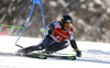 Samu Torsti of Finland skiing in the first run of the men giant slalom race of Audi FIS Alpine skiing World cup in Kranjska Gora, Slovenia. Men giant slalom race of Audi FIS Alpine skiing World cup, was held in Kranjska Gora, Slovenia, on Friday, 4th of March 2016.
