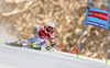 Thomas Fanara of France skiing in the first run of the men giant slalom race of Audi FIS Alpine skiing World cup in Kranjska Gora, Slovenia. Men giant slalom race of Audi FIS Alpine skiing World cup, was held in Kranjska Gora, Slovenia, on Friday, 4th of March 2016.
