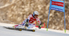 Victor Muffat-Jeandet of France skiing in the first run of the men giant slalom race of Audi FIS Alpine skiing World cup in Kranjska Gora, Slovenia. Men giant slalom race of Audi FIS Alpine skiing World cup, was held in Kranjska Gora, Slovenia, on Friday, 4th of March 2016.
