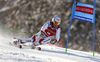 Carlo Janka of Switzerland skiing in the first run of the men giant slalom race of Audi FIS Alpine skiing World cup in Kranjska Gora, Slovenia. Men giant slalom race of Audi FIS Alpine skiing World cup, was held in Kranjska Gora, Slovenia, on Friday, 4th of March 2016.
