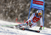 Carlo Janka of Switzerland skiing in the first run of the men giant slalom race of Audi FIS Alpine skiing World cup in Kranjska Gora, Slovenia. Men giant slalom race of Audi FIS Alpine skiing World cup, was held in Kranjska Gora, Slovenia, on Friday, 4th of March 2016.
